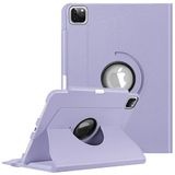 FINTIE Roterende hoes compatibel met iPad Pro 11 inch (2022/2021/2020/2018, 4e/3e/2e/1e generatie) - 360 graden draaibare standaardhoes met potloodhouder, automatisch wekken/slapen, lila paars