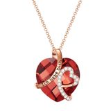 Rafaela Donata Mode-ketting Hart "Ich liebe Dich" Zirkonia