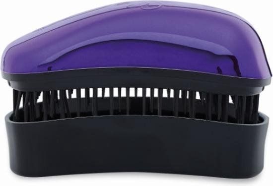 DESSATA BRIGHT Gift set paars detangling hairbrush. Original size + Mini size with travel cover.