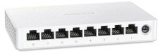Merkloos Netwerkswitch 2,5 Gbps 8 poorten Plug and play Ventilatorloos