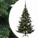 vidaXL Kunstkerstboom met kerstbal 120 cm 150 LED's Warmwit PE & PVC