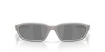 Oakley PERFORMANCE LIFESTYLE Unisex zonnebril Full Rim, titanium - Prizm zwart gepolariseerd, 58 mm