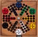 Engelhart Ludo 6 Spelers – Houten Bordspel – Ecologisch Acaciahout – Klassiek Mens Erger Je Niet Spel – Familiespel