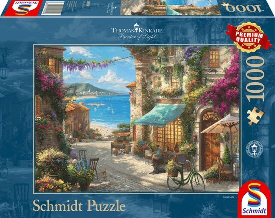 Schmidt Thomas Kinkade legpuzzel Italian Cafe 1000 stukjes