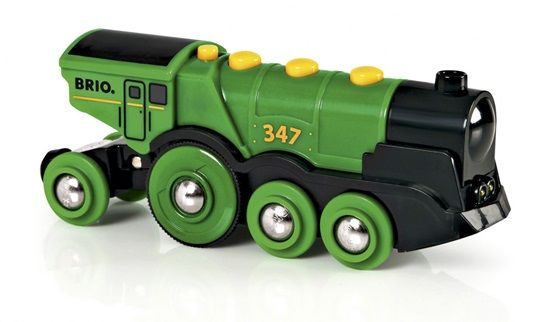 Brio Big Green Action Locomotive - Speelgoedtrein - Hout - Unisex