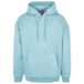 Build Your Brand Sweat à capuche, sweat à capuche basique oversize, sweat à capuche décontracté pour hommes, coupe oversize, tailles XS - 5XL, bleu océan, XS