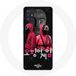 Maniacase Hoesje voor Samsung Galaxy A51 4G Inktvis Game Poster soldaten maskers Koreaans logo