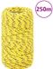 vidaXL Boottouw 2 mm 250 m polypropyleen geel