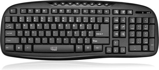 Adesso WKB-1330CB Antibacterieel Draadloos Toetsenbord en Muis Set - QWERTY US Layout
