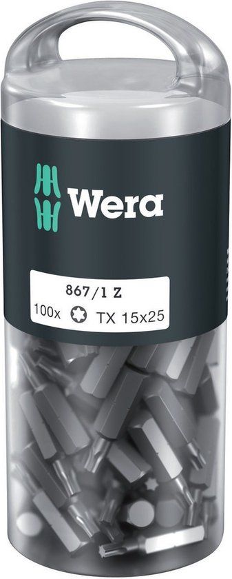 Wera 867/1 Z TORX® DIY Bit - T15 x 25mm (100st)