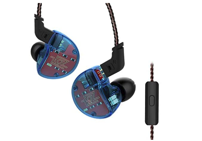 KZ KZ ZS10 - 1DD + 4BA In-ear Monitor oordopjes - Blauw Met microfoon