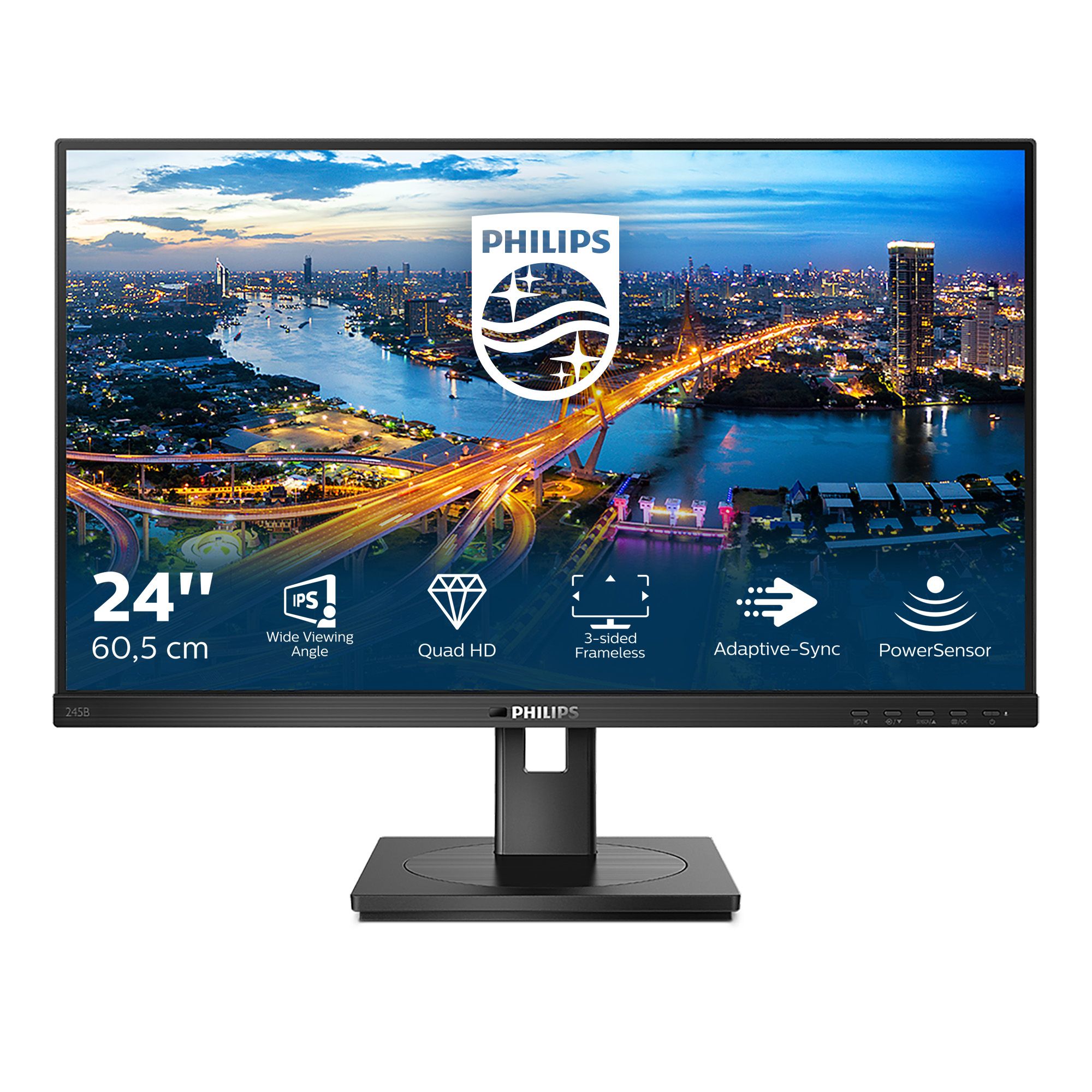 Philips B Line 245B1 - 23.8" QHD IPS Monitor - 75Hz