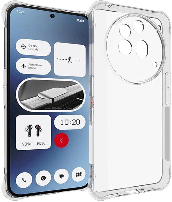imoshion Shockproof Case - Transparant - Geschikt voor Nothing Phone (3a) Pro