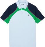 Lacoste Color Block Ultra Dry Heren Poloshirt Blauw/Groen/Marine L