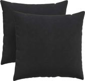vidaXL - Zitkussens - 2 stuks - Zwart - 45 x 45 cm - Corduroy stof