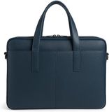 PURE Leather Studio Laptoptas - Leer - 15,6 inch - Blauw