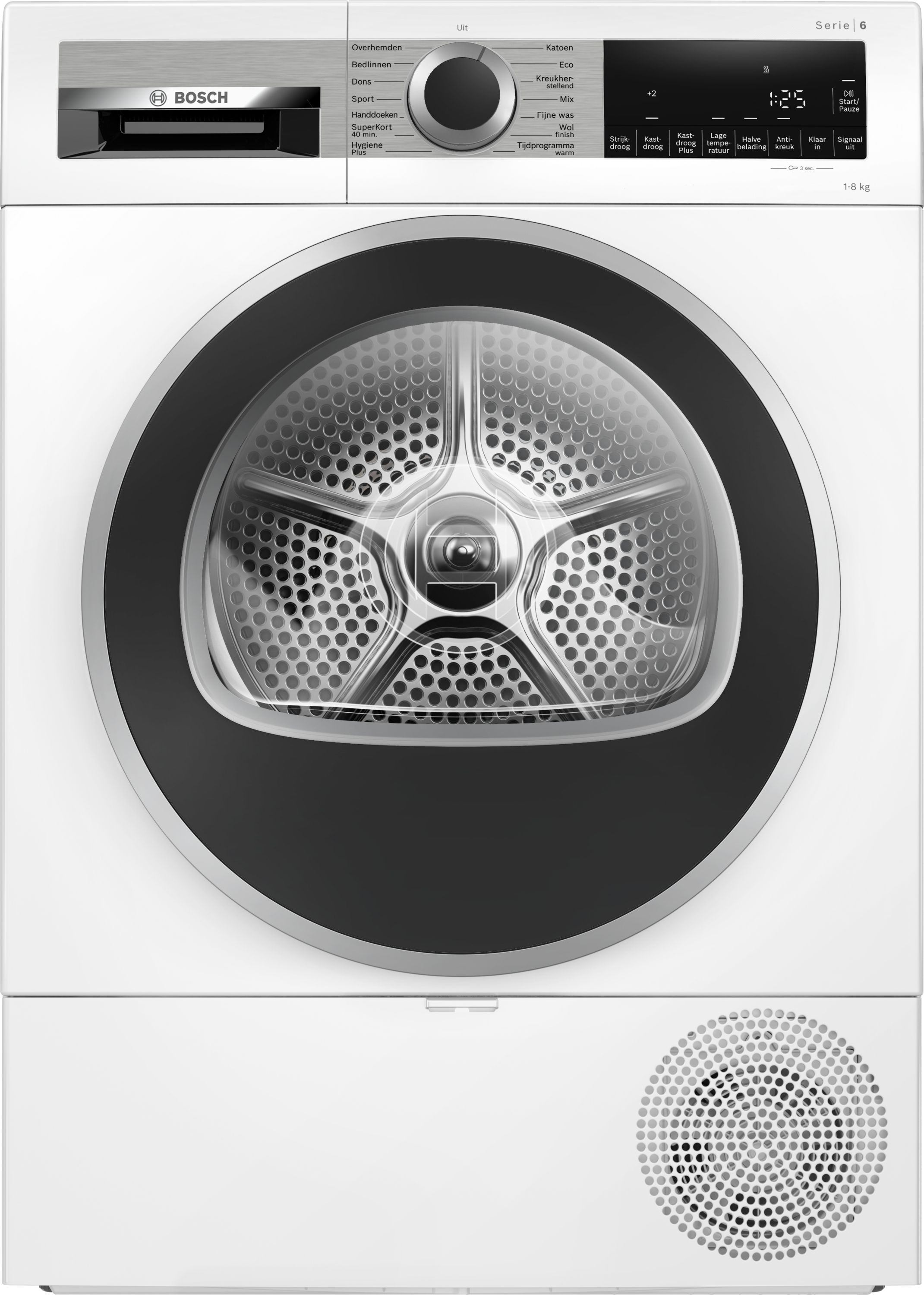 Bosch WQG233DLNL Serie 6 - Warmtepompdroger - 8 kg - A++ - Wit