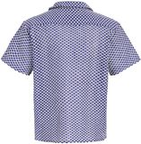 Jack & Jones Junior Overhemd Korte Mouw Gestipt Katoen/Polyester Bluing