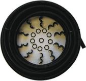 RS PRO Lege buis kunststof, Ø 20mm nom. Beschermslang set flexibel, zwart x 10m IP54
