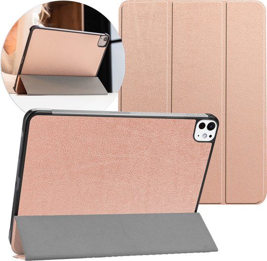 iMoshion Trifold Bookcase for iPad Pro 11 (2024) - Rose Gold
