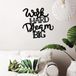 Stijlvol zwart decoratief metalen wandaccessoire, 53 x 52 cm, 100% metaal, 1,5 mm dik, lichtgewicht 0,80 kg, perfect voor moderne woondecoratie