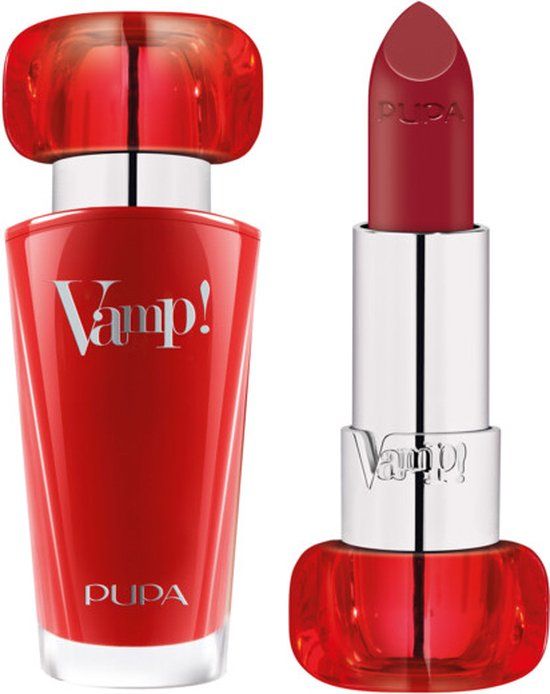 PUPA Milano Vamp! ExtreMe Colour Lipstick - 301 Intense Red - 3.5g