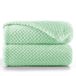RESTILO DecoKing Henry knuffeldeken van 70 x 150 cm, pepermunt, deken, microvezel, woondeken, sprei, fleece, zacht, behaaglijk, Scandinavische stijl, mint