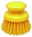 Maya Professional Tools 54154-4 ronde borstel, harde borstelharen, FBK/levensmiddelhygiëne, 125 mm diameter, geel