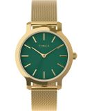 Timex Transcend TW2W87300 Horloge - Staal - Bruin - Ø 31 mm