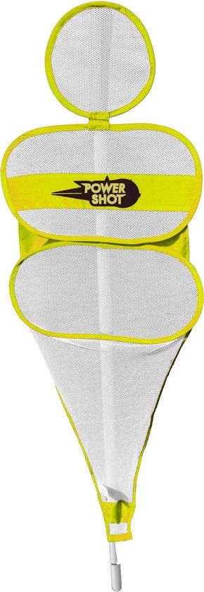 Powershot Voetbal muur - Defensieve dummy - Geel