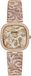 GUESS Montre à quartz pour femme avec bracelet en acier inoxydable, or rose, 13,5 (Modèle : GW0304L3)