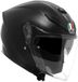 AGV K5 Jet Evo Mono Mat Zwart Jethelm - Helm