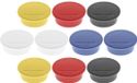 Magnetoplan Magneet (Ø x h) 40 mm x 13 mm Rond Wit, Geel, Rood, Zwart, Blauw 10 stuk(s) 1662010