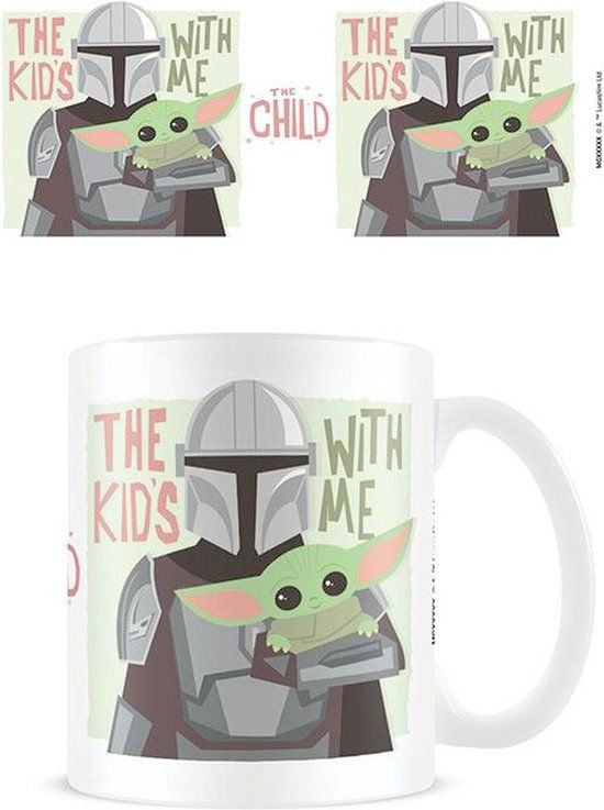 Star Pyramid International Star Wars The Mandalorian The Kid's With Me Mok/beker Wit