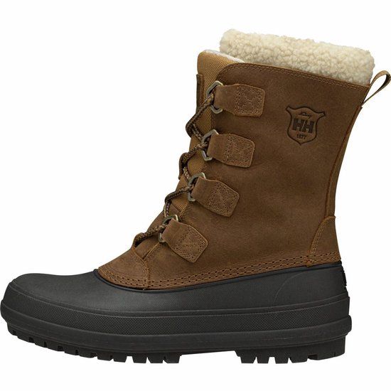 Helly Hansen Varanger Primaloft Winterlaarzen Dames - bruin/zwart - Maat 37
