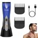 BarberBoss Draadloze bodygroomer voor heren, elektrische full-body trimmer, intiem scheerapparaat met spatwaterdicht ontwerp, bal- en schaamhaarscheerapparaat voor mannen