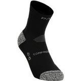 P.A.C. RN 6.2 Reflective Pro Mid Compression Compressie-sokken Heren-Zwart, Maat 40-43