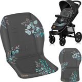 Lionelo Seatliner - Universeel Inlegkussen Kinderwagen - Dubbelzijdig Design - Hydrofobe Stof - Flexibele Pasvorm - Wasbaar - Comfortabel & Zacht - Golden Moments