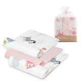 INTERBABY JUNGLA Bamboe Gaasbinders voor Baby's - 3 Stuks - 55 x 70 cm - Bamboe & Katoen