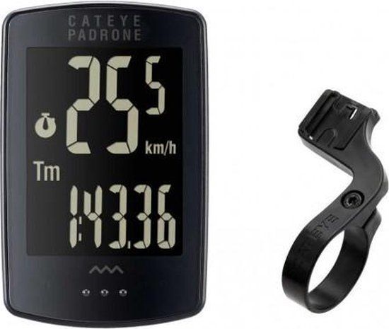 CatEye Padrone Stealth CC-PA100W Fietscomputer - Draadloos - Zwart