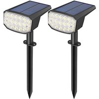 AOSTOK LED Solar Tuinverlichting - 500LM - Waterdicht - Buitenlamp