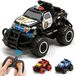 Voiture de police télécommandée - Avec lumière - Robuste - Dès 3 ans