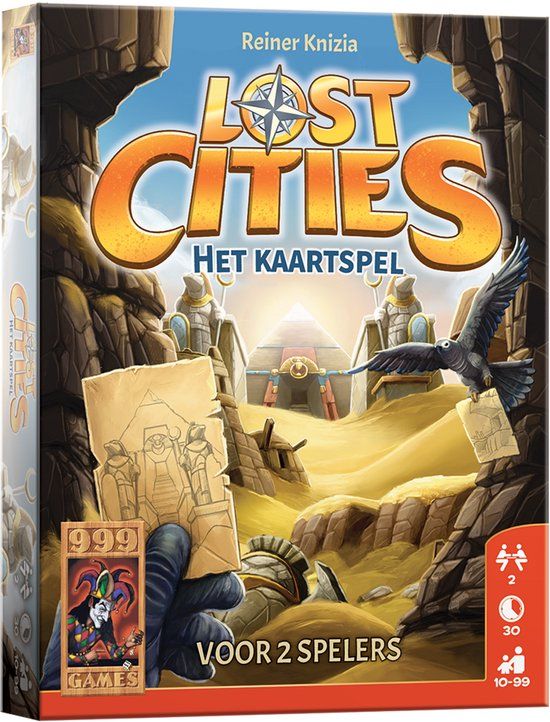 999 Games Lost Cities: Het kaartspel