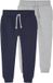 Vertbaudet Lot de 2 pantalons de jogging basiques pour garçons bleu marine