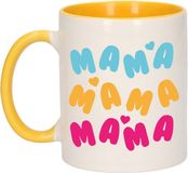 Bellatio Decorations Mok Geel Keramiek 300 ml