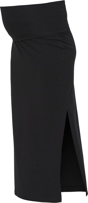MAMALICIOUS MLEMMA Tube Maxi Rok - Zwart - Maat M - Zwangerschap