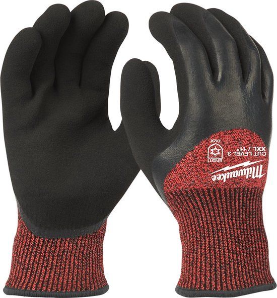 Milwaukee Winter Cut Level 3 Insulated Work Gloves - XXL / 11 - 1 Pair