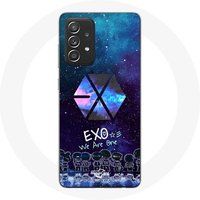 Maniacase Etui voor Samsung Galaxy A52 Exo Groep K-pop Logo we zijn één