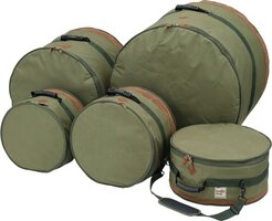 Tama TDSS52KMG Powerpad Designer Moss Green 5-Piece Drum Bag Set