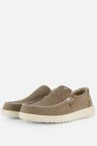 HEYDUDE Mikka Braided Instappers groen Canvas - Maat 43